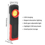 Car Portable USB Chargeable LED Work Inspection Light