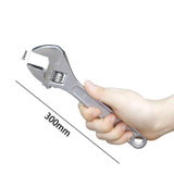 Adjustable Wrench Overall Quenched Finely Polished Chrome Plated Manual Huhui Adjustable Wrench Handle 12 inch