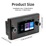A3121 Android 12 GPS Navigation Car Multimedia Player, 1GB+32GB, Support iOS CarPlay / Android Auto / Mirrorlink / WiFi(Black)