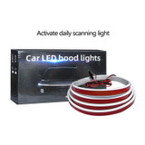 Car Startup Scan Through Hood LED Daytime Running Atmosphere Light, Length:1.8m(White Light)