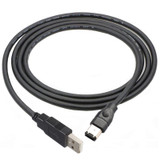 JUNSUNMAY Firewire IEEE 1394 6 Pin Male to USB 2.0 Male Adaptor Convertor Cable Cord, Length:1.8m