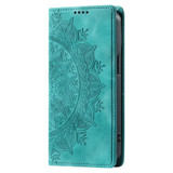 For Xiaomi Redmi Note 12 Pro Global Totem Embossed Magnetic Leather Phone Case(Green)