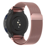 For Amazfit?Active Edge A2212 Milan Magnetic Steel Mesh Watch Band(Pink)