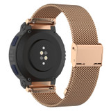For Amazfit Active Edge A2212 Milan Mesh Single Buckle Watch Band(Rose Gold)