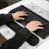 Memory Foam Wrist Guard Keyboard Holder(Black)