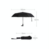 Original Xiaomi Youpin WD1 Empty Valley Automatic Umbrella, Size: 23 inch(Black)