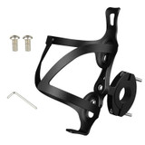 With Rotation Base JUNSUNMAY Bike Cup Holder Cages Bicycle Water Bottle Aluminum Alloy Bracket(Black)
