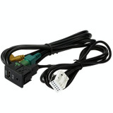 For Magotan New Touran Modified VW CD Player RCD510/310+/300+USB Switch Base+Wiring Harness(1.5m)