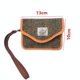 Small Tweed Car Key Remote Shielding Bag Double Layer Anti-theft Anti-magnetic RFID Bag