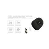 C120 2.4G Mini Keyboard Wireless Remote Mouse with 3-Gyro & 3-Gravity Sensor for PC / HTPC / IPTV / Smart TV and Android TV Box etc(Black)