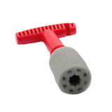 Car Embedded Replaceable Sponge Tire Screw Cleaning Brush