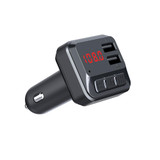 C6 MP3 Modulator Hands-free Wireless Audio Receiver 3.1A Dual USB Fast Charger FM Transmitter Car Kit