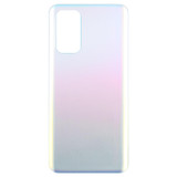 For OPPO Find X3 Lite Glass Material Battery Back Cover(Frosted Silver)