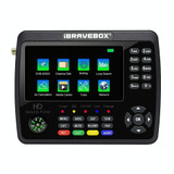 iBRAVEBOX V10 Finder Max 4.3 inch Display Digital Satellite Meter Signal Finder, Support DVB-S/S2/S2X, Plug Type:AU Plug(Black)