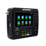 iBRAVEBOX V10 Finder Max 4.3 inch Display Digital Satellite Meter Signal Finder, Support DVB-S/S2/S2X, Plug Type:US Plug(Black)