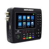 iBRAVEBOX V10 Finder Pro+ 4.3 inch Display Digital Satellite Meter Signal Finder, Support DVB-S/S2/S2X/T/T2/C AHD, Plug Type:AU Plug(Black)