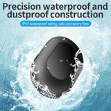 V41 Smart GPS Tracker IP67 Waterproof Pet Anti-loss Positioner, Version:4G  Version-A(Black)