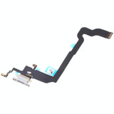 Original Charging Port Flex Cable for iPhone X (White)