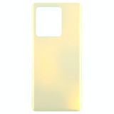 For vivo V27 OEM Glass Material Battery Back Cover(Yellow)