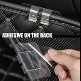 Car Floor Mats Trunk Mat Buckles Double-sided Adhesive Fixing Stickers(Transparent)