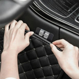 Car Floor Mats Trunk Mat Buckles Double-sided Adhesive Fixing Stickers(Transparent)