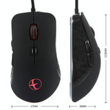 Wired Gaming Mouse, Ergonomic, Programmable 6 Buttons, 2400 DPI With Warmer Heated Mouse For Windows PC Games(Black)