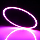 90mm 3W DIY Assembly Light COB LED Decorative Circle DC9V (Pink Light)