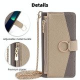 For Alcatel 1B 2022 Crossbody Litchi Texture Leather Phone Case(Grey)