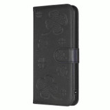 For Xiaomi Redmi Note 11 Pro Global Four-leaf Embossed Leather Phone Case(Black)