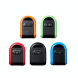 Full Plastic Key Box Password Lock Door Key Storage Password Box(Blue)