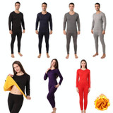 Men Women Gold Velvet Thickened Cold-proof Thermal Underwear Set, Color: Male Black(XXL)