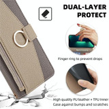 For Realme 10 Pro 5G Crossbody Litchi Texture Leather Phone Case(Grey)
