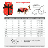 Christmas Dog Clothes Warm Pet Waterproof Reflective Tape Cotton Coat, Size: M(Snowflake)