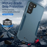 For Samsung Galay S21+ 5G Pioneer Armor Heavy Duty PC + TPU Shockproof Case(Blue)