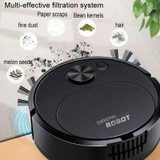 Field Sweeping Robot Auto Family Mini Cleaning Machine USB Charging Smart Vacuum(White)