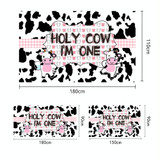 150x90cm Cartoon Cow Theme Birthday Party Decoration Background Cloth Photography Banner(2023SRB133)