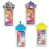 2 PCS PVC Waterproof Phone Bag Touch Screen TPU Drifting Swimming Phone Waterproof Bag(Color Line 2)