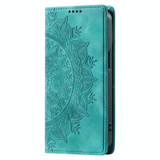 For Xiaomi Redmi Note 12 Pro+ Global Totem Embossed Magnetic Leather Phone Case(Green)