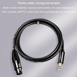 JINGHUA 3.5mm Male To XLR Female Microphone Cable Computer Mixer Audio Cable, Length: 3m