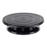 11 Inch Cake Turntable Rotating Round Cake Stand Anti-skid DIY Cake Decorating Tools(Black)