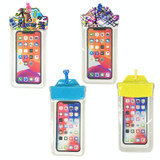 2 PCS PVC Waterproof Phone Bag Touch Screen TPU Drifting Swimming Phone Waterproof Bag(Color Line 1)