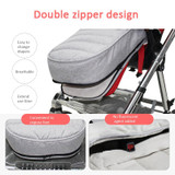 Universal Stroller Sleeping Bag Windproof Footmuff Non-Slip Warm Bunting Bag, Style: Underwater World With Holes