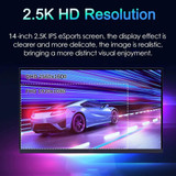 14 inch HDR 2560x1600P IPS Screen Portable Monitor(EU Plug)