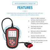 QUICKLYKS T41 Car OBD2 EOBD Fault Diagnostic Tool Fault Detector