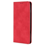 For Xiaomi Redmi 13C Skin Feel Magnetic Leather Phone Case(Red)