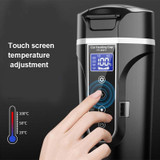 450ml Car Heating Water Bottle Thermos Mug Car Truck Universal Boiling Water Cup, Style:Home Car Dual-use(Black)