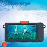 H3 Universal Underwater Diving Waterproof Phone Case For Swimming And Taking Pictures Bluetooth Version(Navy Blue)