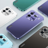 For vivo iQOO 12 Pro Streamer Series Micro Frosted Metal Paint PC Phone Case(Dark Purple)