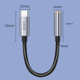 JINGHUA Type-C To 3.5mm Audio Adapter Cable Type-C Headphone Adapter Cable(Analog Model)