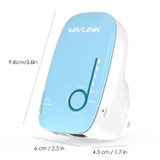 WAVLINK WN576K1 AC1200 Household WiFi Router Network Extender Dual Band Wireless Repeater, Plug:UK Plug